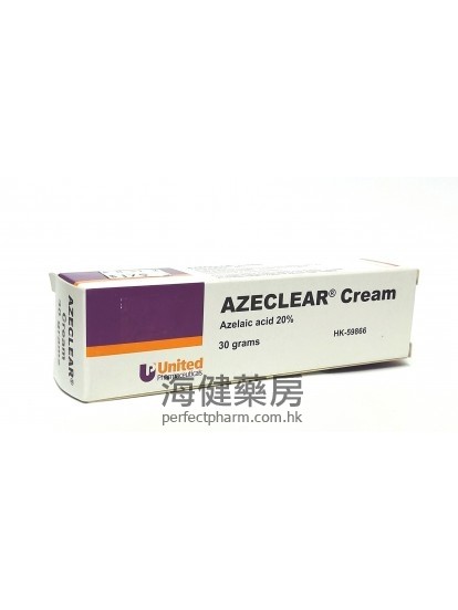 Azeclear Cream 20% 30g 杜鹃花酸暗疮膏