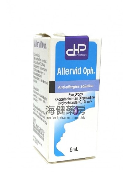 Allervid (Olopatadine) Oph Eye Drops 5ml