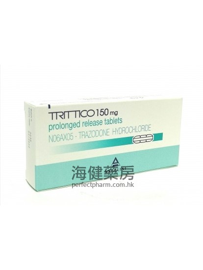Trittico 50mg or 150mg Trazodone 30Tablets 曲唑酮