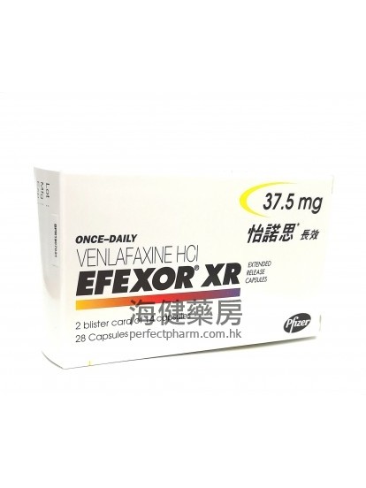 怡諾思 Efexor XR 37.5mg 28Capsules 