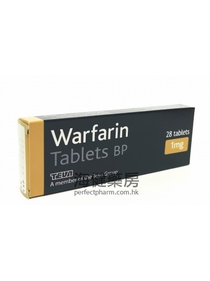 華法林 Warfarin 28Tablets 