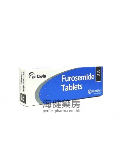 Furosemide 40mg 28Tablets Actavis
