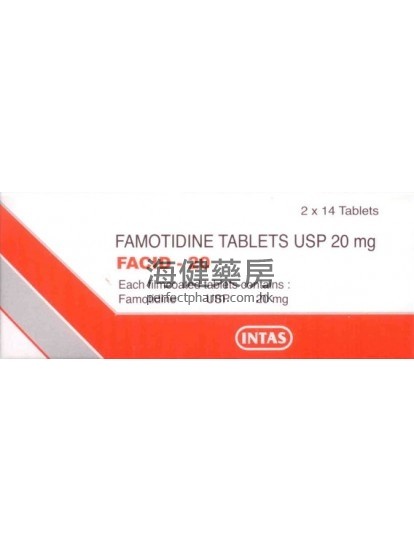 FACID-20 Famotidine 20mg 28Tablets 