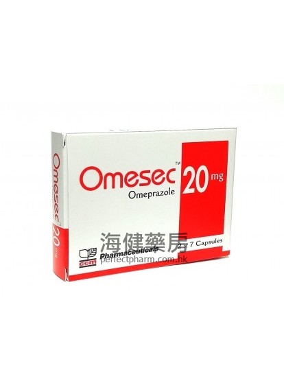 OMESEC (Omeprazole) 20mg 14Capsules 