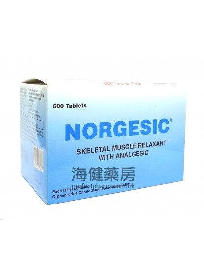 Norgesic Skeletal Muscle Relaxant 12Tablets x 50Strips 