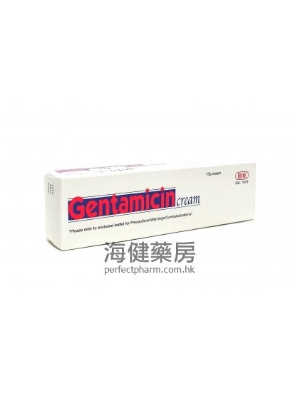 Gentamicin Cream 15g Hoe 