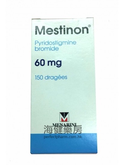 美定隆 Mestinon 60mg (Pyridostigmine) 150Dragees 溴$this->unichr(21537);斯的明