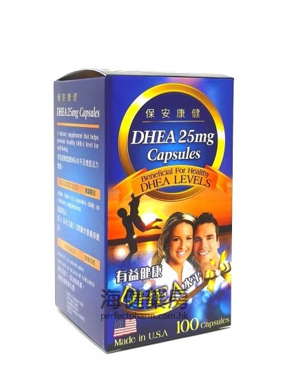 保安康健 DHEA 25mg 100Capsules 