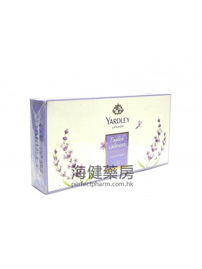 YARLEY Lavender Luxury Soap 3x100g 