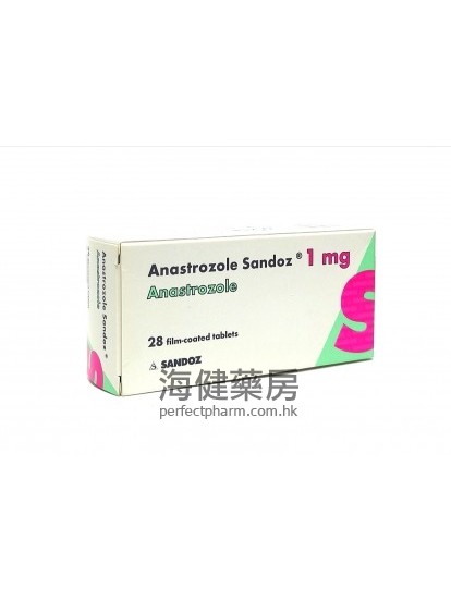 Anastrozole 1mg Sandoz 28Film-coated Tablets 