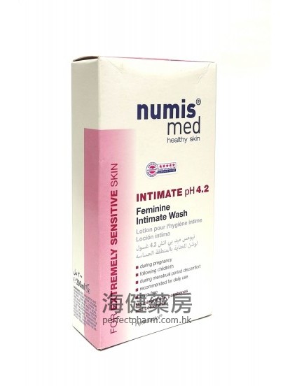 女士清洗 Numis med Intimate pH4.2 Feminine Intimate Wash 200ml 