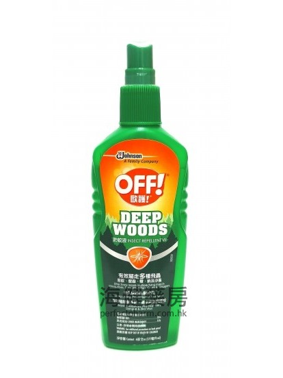 欧护防蚊液 OFF Deep Woods Insect Repellent 177ml (6 oz.)