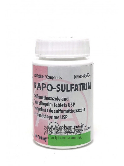 Apo-Sulfatrim 480mg (Sulfamethoxazole and Trimethoprim) 100Tablets 