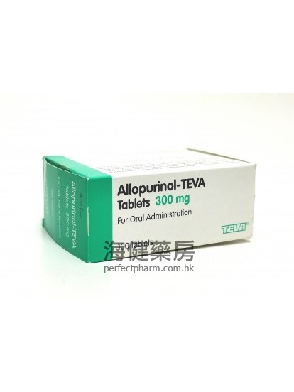別嘌醇 Allopurinol-Teva 300mg 100Tablets 