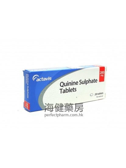 奎寧(金雞納霜) Quinine Sulphate 200mg 28Tablets Actavis
