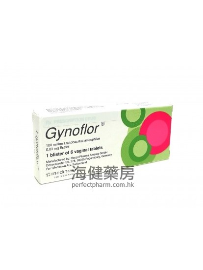 Gynoflor Vaginal Tablet 6 Tablets Medinova 