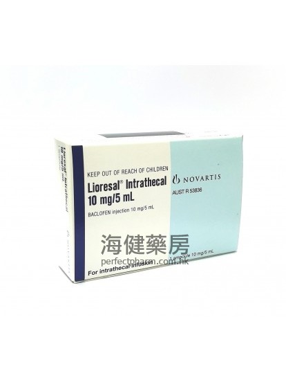 Lioresal Intrathecal Injection 10mg:5ml Ampoule 