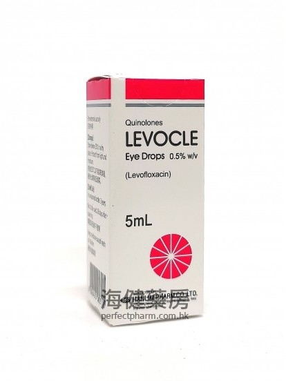 Levocle 0.5% (Levofloxacin) eye drop 5ml 