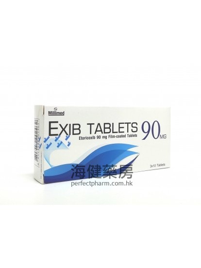 EXIB 90mg (Etoricoxib) 30Tablets 