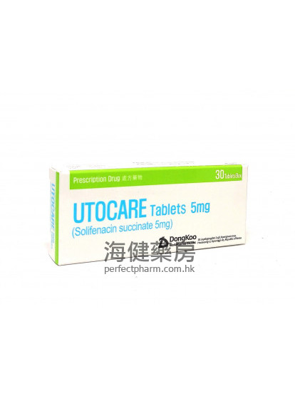 Utocare (Solifenacin) 5mg 30Tablets 索非那新
