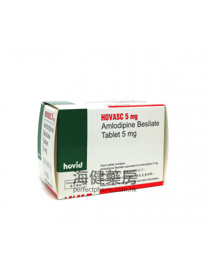 Hovasc 5mg (Amlodipine) 10x10 Tablets 