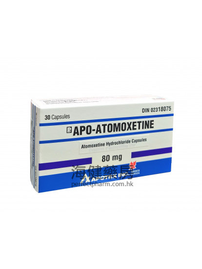 APO-Atomoxetine 80mg 30Capsules 阿托莫西汀