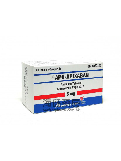 Apo-Apixaban 5mg 60Tablets 