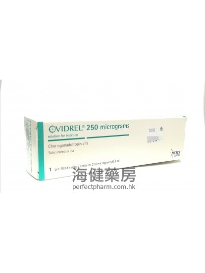 Ovidrel 250mcg solution for injection 1pre-filled syringe