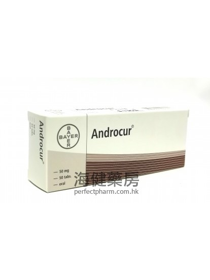 Androcur 50mg (Cyproterone) 50Tablets Bayer 