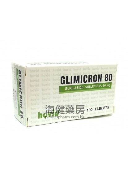 Glimicron 80mg (Gliclazide) 100Tablets Hovid