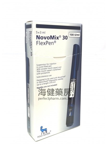 NovoMix 30 FlexPen 100U per ml 5 x 3ml 