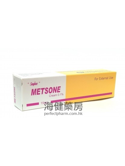 Metsone Cream 0.1% 15g sinphur