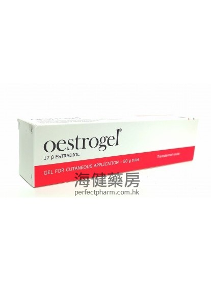 雌二醇凝膠Oestrogel （Estradiol） 80g gel