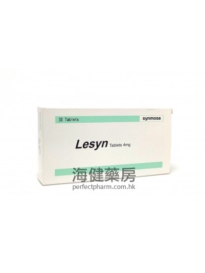Lesyn 4mg (lacidipine) 30Tablets 