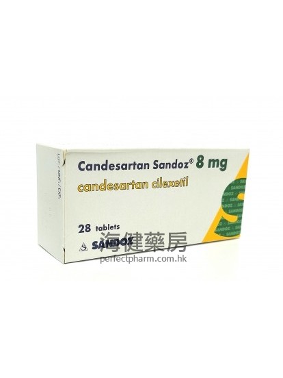 Candesartan Sandoz 8mg 28Tablets 