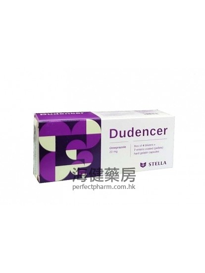 Dudencer (Omeprazole) 20mg 28Capsules 