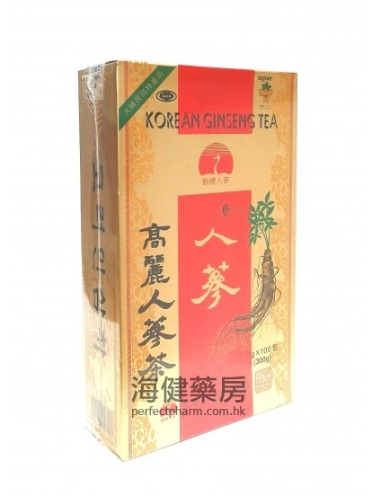 鶴標高麗人參茶 Korean Ginseng Tea 3g x 100包