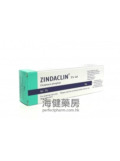 ZINDACLIN 15 Gel (Clindamycin) 30g 