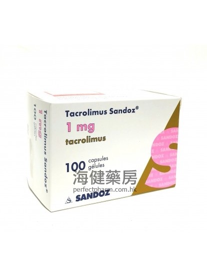 Tacrolimus Sandoz 1mg 100Capsules 