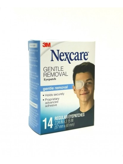 護眼貼 3M Nexcare Eye Patch Gentle Removal 14's 成人