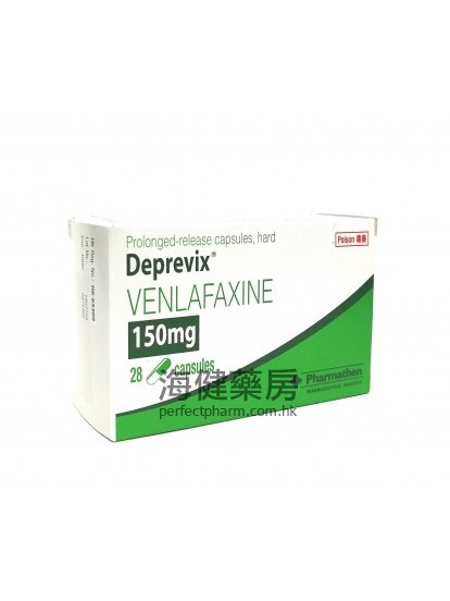 Deprevix 150mg (Venlafaxine) 28Prolonged-release Capsules 