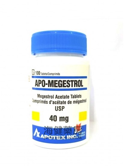 Apo-Megestrol 40mg 100Tablets 醋酸甲地孕酮片