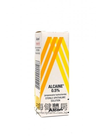 Alcaine 0.5% (Proparacaine HCl) Opth Solution 15ml Alcon