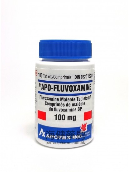 氟伏沙明 Apo-Fluvoxamine 100mg 100Tablets 