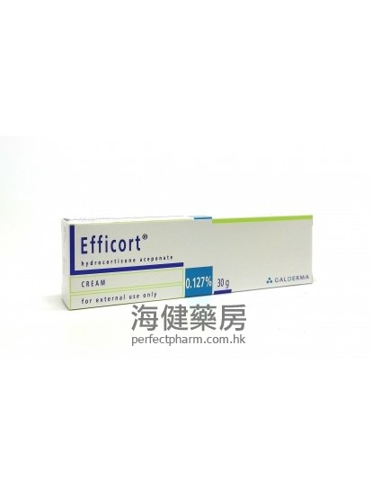 Efficort (hydrocortisone Aceponate) 0.127% Cream 30g 