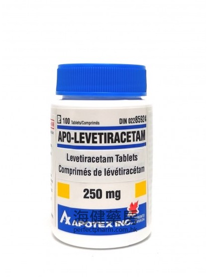 Apo-Levetiracetam 250mg 100Tablets 左乙拉西坦