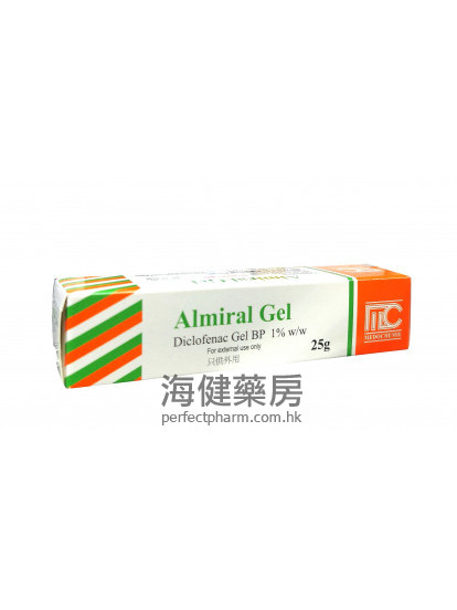 Almiral Gel (Diclofenac) 1% 25g 