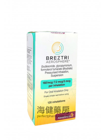 BREZTRI Aerosphere 120inhalations 布地格福