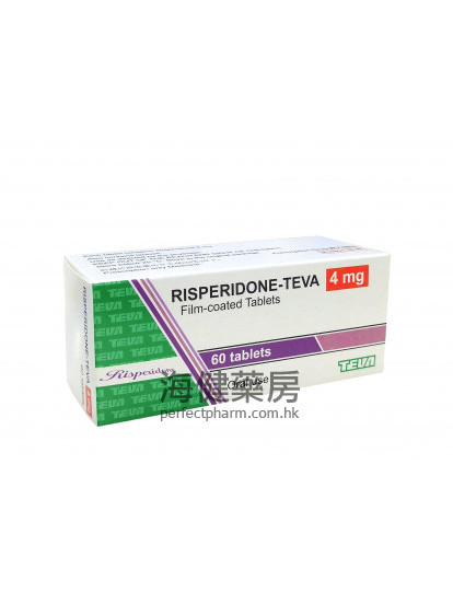 Risperidone-Teva 4mg 60Tablets 