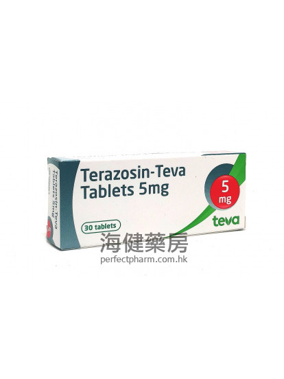 Terazosin-Teva 5mg 30Tablets 